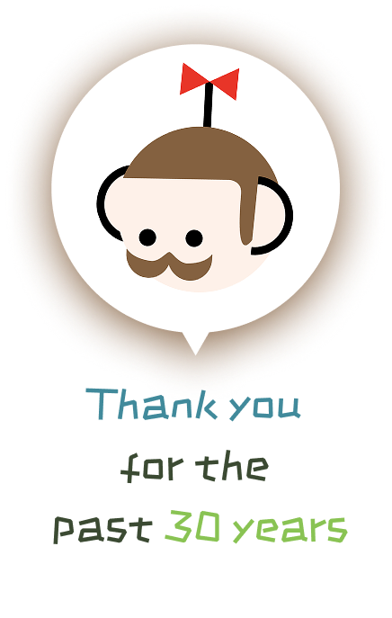 Thank you for the past 30 years